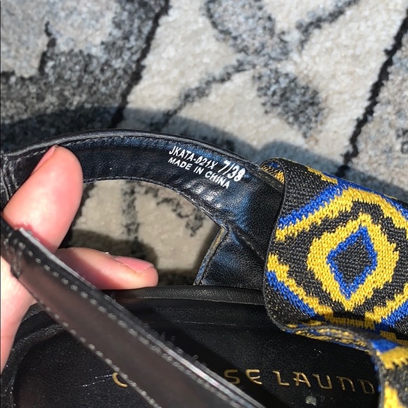 Platform wedges Tribal and black Chinese laundry - Picture 8 of 11